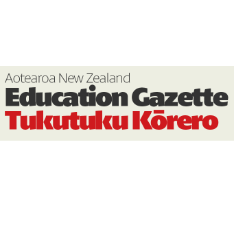 Education Gazette logo. 